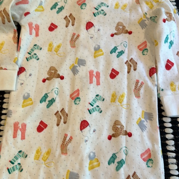 JANIE and JACK BABY GOOD NIGHT FOOTED PAJAMAS IN WINTER COZY - Picture 7 of 10